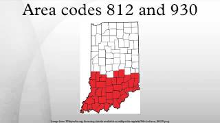 Area codes 812 and 930