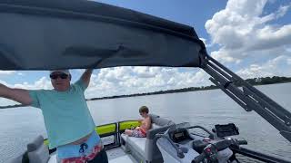 Sea-Doo switch pontoon how to raise lower Bimini top