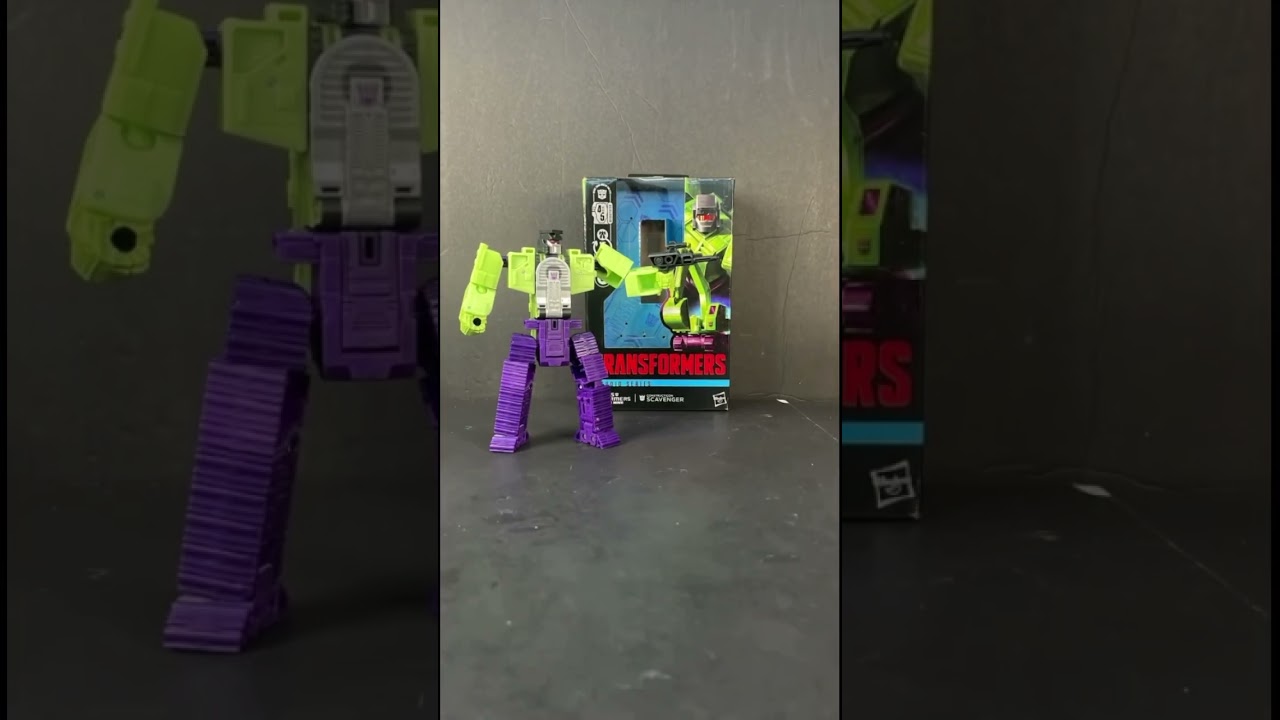 Transformers 1986 Studio series 86 Scavenger Stop motion 