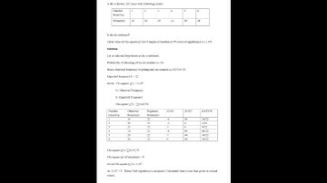 Chi Square Test  #Research #Solved Example #MBA Exam# UGC-NET