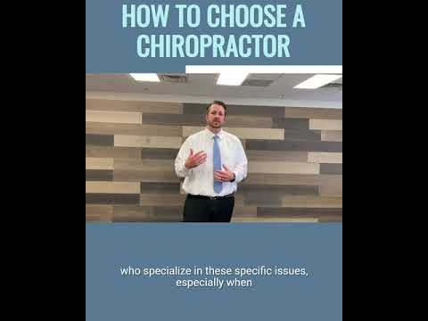 How To Choose A Chiropractor