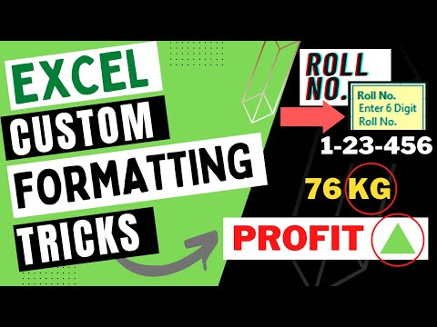 Excel Custom Formatting