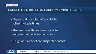 Laurel teen killed in single-car I90 crash