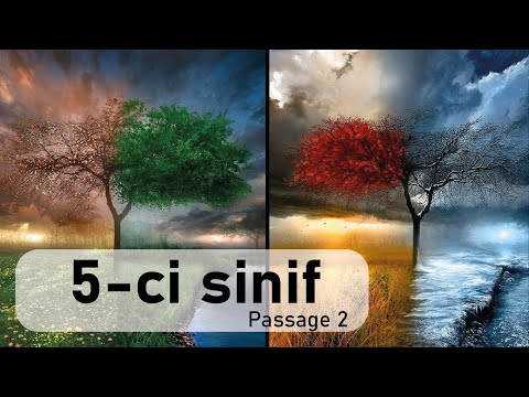 Seasons. Fəsillər. 5-ci sinif. Passage 2