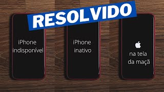 Iphone inativo, Iphone indisponível ou na tela da maçã. Resolvido. Restaurar qualquer iphone