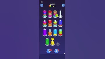 Nut Sort Gameplay - Level 372 | Sorting Puzzle Challenge #androidgaming #gamingcommunity #nutsort