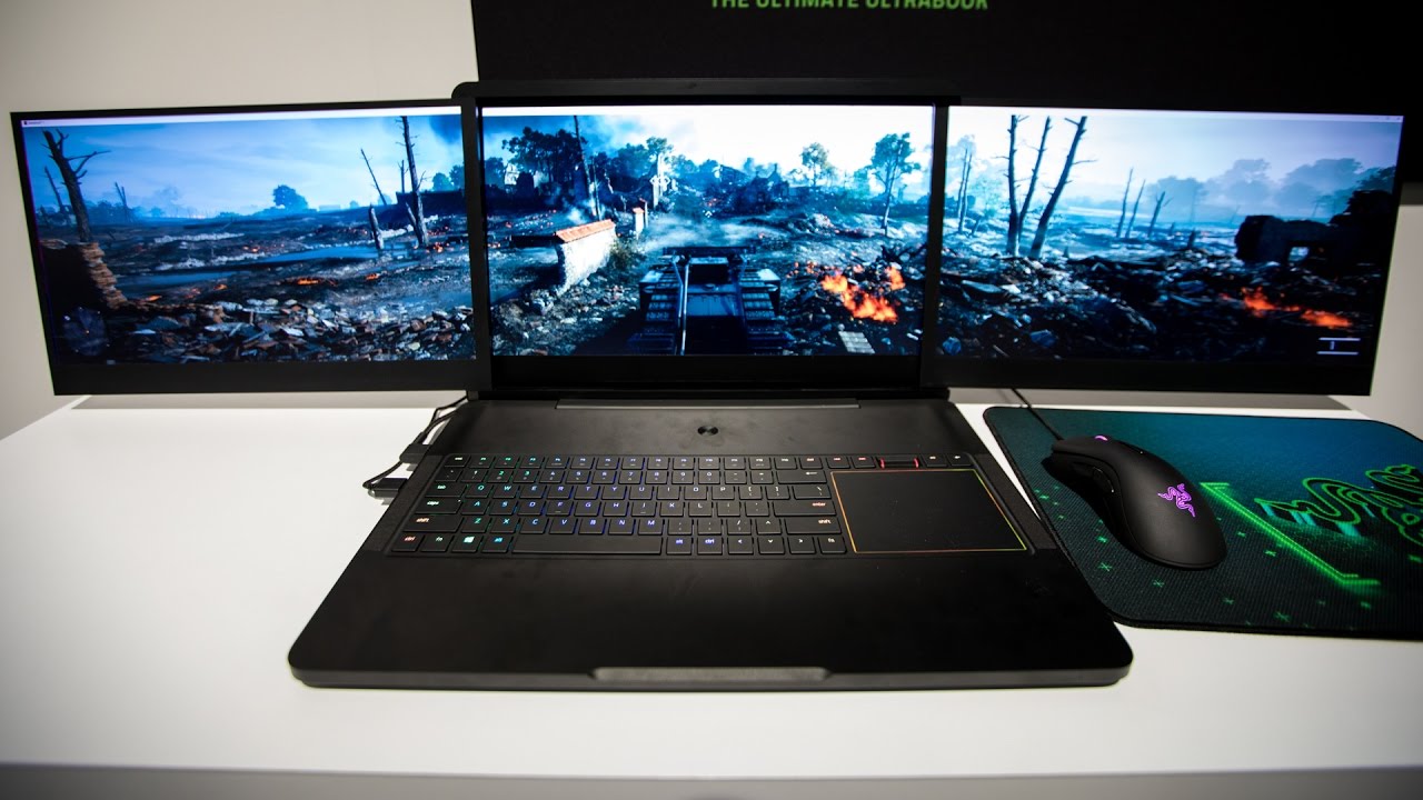 Razer's "Project 3-Screen Gaming Laptop Prototype! YouTube