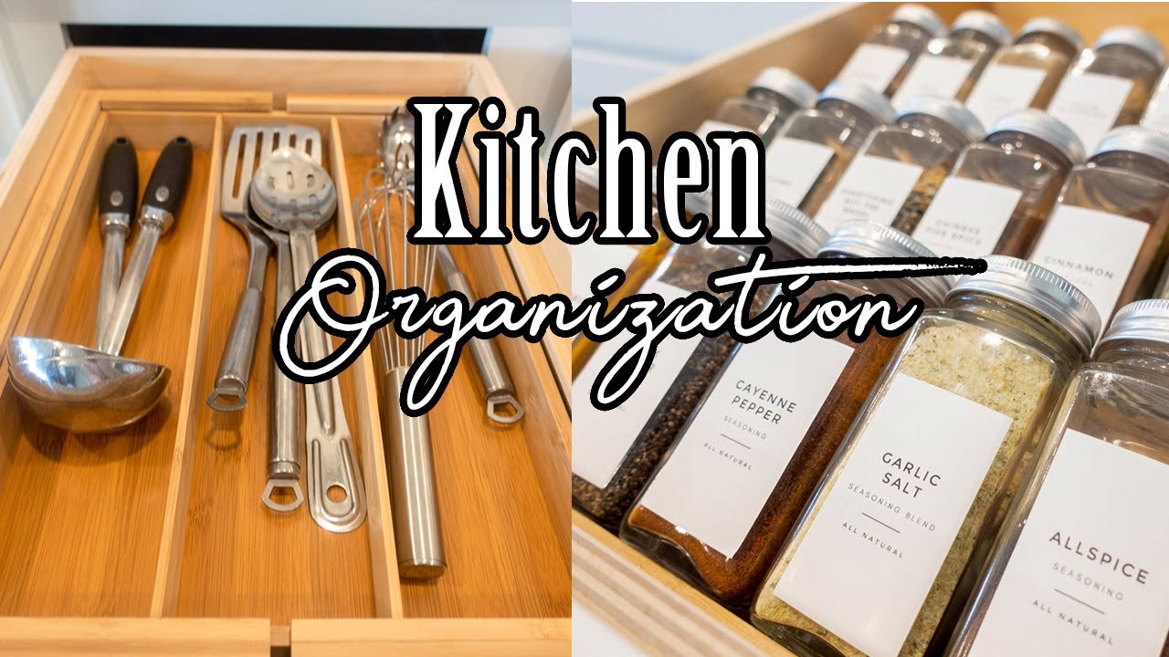 2021 Aesthetic Kitchen Organization AMAZON FINDS Drawers and