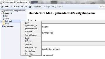 How to Make Folders in Fox Thunderbird Email : Internet Help