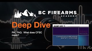 PAL FAQ   What does CFSC mean