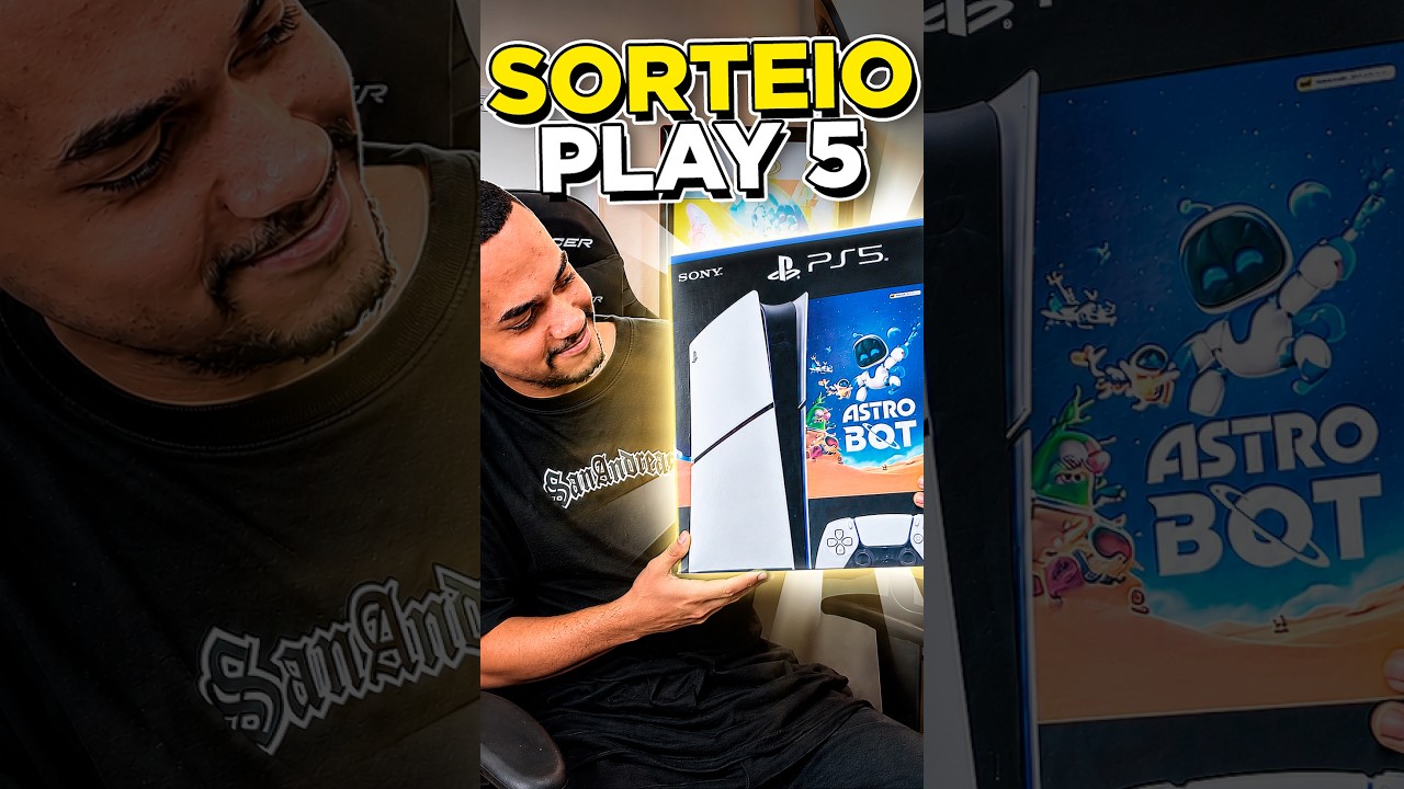 VOU SORTEAR UM PLAYSTATION 5! QUER PARTICIPAR?  #ps5 #sorteio #vinipimenta