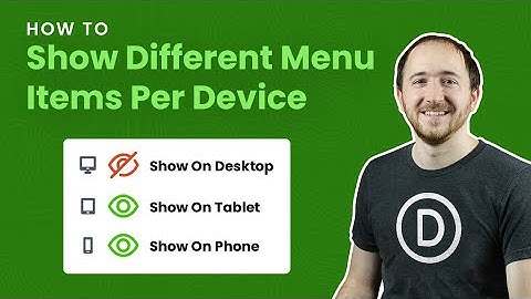 How To Show Or Hide Different Divi Menu Items On Each Device