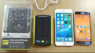 Zerolemon Solarjuice 6000Mah Bank For S6 Edge Iphone 6 & More