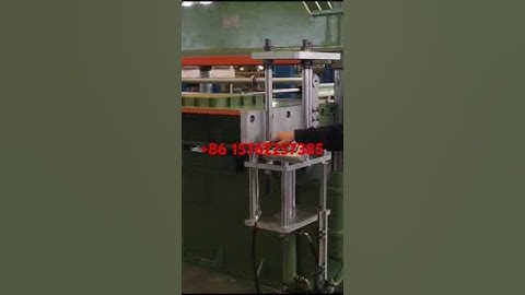 Rubber plate vulcanizing press machine with automatic opening moulds system