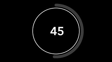 90 Seconds Countdown Timer With Alarm