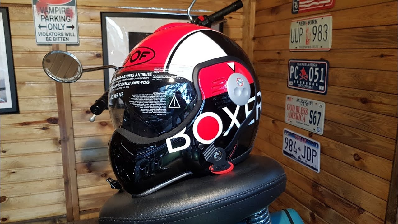 WOW! ROOF V8 Boxer Unpacking and Trying On - YouTube