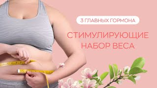 📌  3 главных гормона стимулирующие набор веса