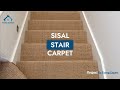 Sisal carpet for stairs in dubai  a project by fixing expert
