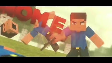 Amazing Minecraft Animation Cinema 4D & After Effects Intro Template