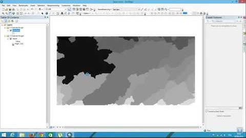 watershed delineation using DEM   spatial analyst in Arcgis
