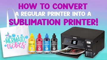SUBLIMATION HACK! How to turn a normal printer into a SUBLIMATION PRINTER for a fraction of the cost