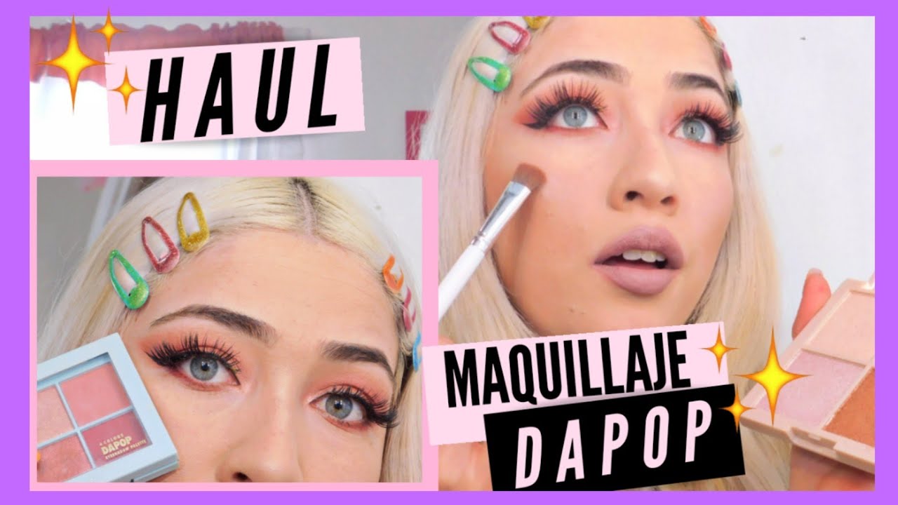 HAUL ONCE/ PROBANDO MAQUILLAJE DAPOP | Sofii Makeup