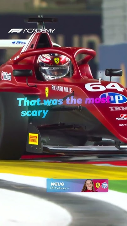 "That was the most scary 20 seconds of my life" 🥵 | F1 Academy