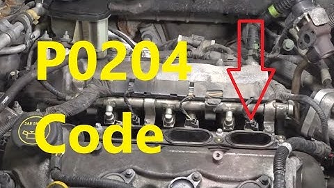Causes and Fixes P0204 Code: Injector Circuit/Open Cylinder 4