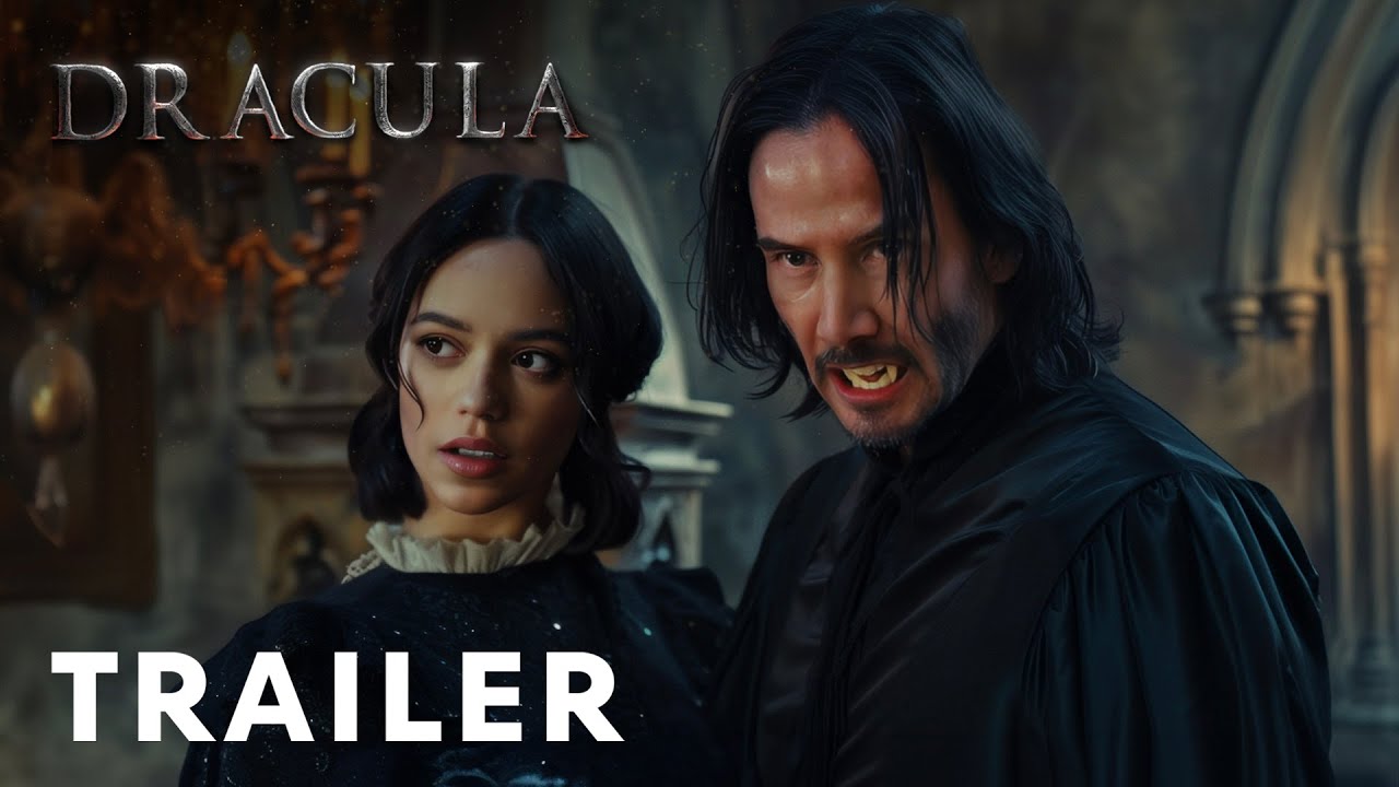 Dracula   First Trailer  Keanu Reeves Jenna Ortega