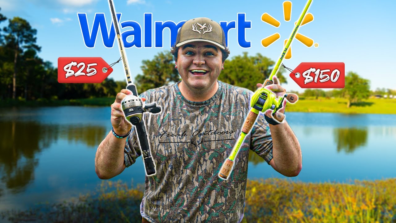 Walmart CHEAP vs EXPENSIVE Giant Bass Challenge!