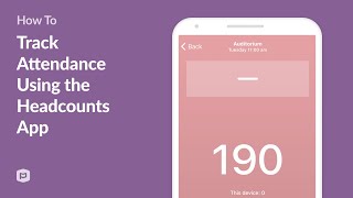 How to Track Attendance Using the Headcounts App with Planning Center Check-Ins screenshot 4