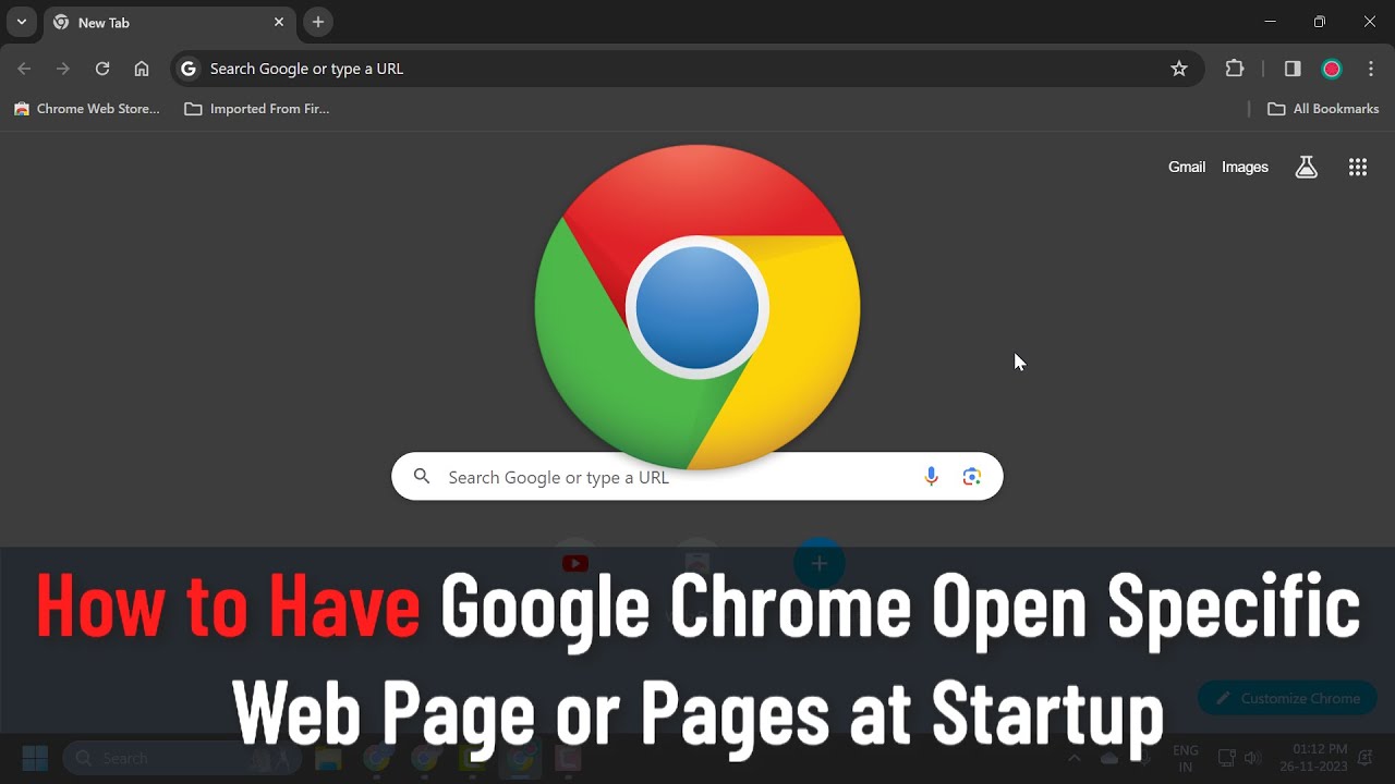 How to Have Google Chrome Open Specific Web Page or Pages at Startup ...