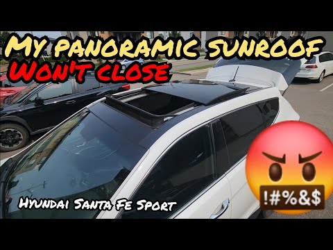 Ich repariere mein Panoramadach-Problem - Hyundai Santa Fe Sport