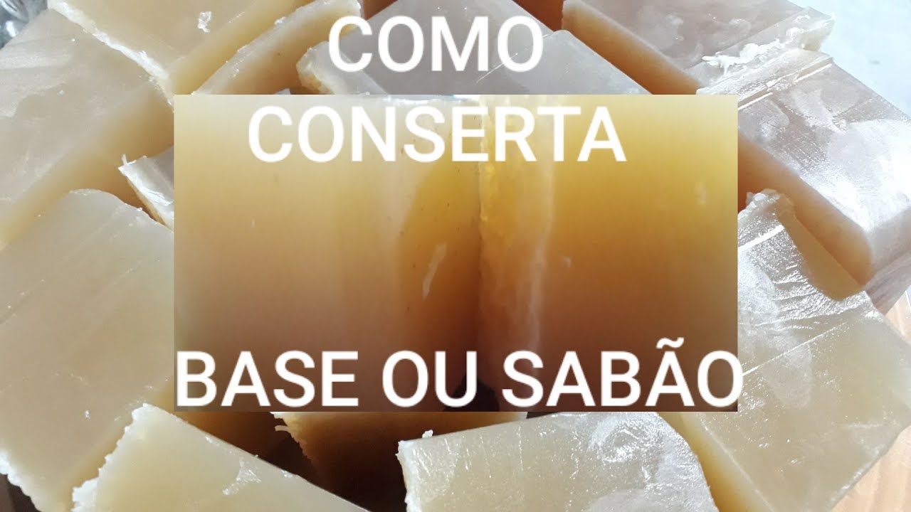 COMO CONSERTAR SUA BASE OU SABÃO