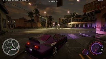 Need For Speed Underground 2 - Unreal Engine 5 Gameplay with Toyota Supra Mk4