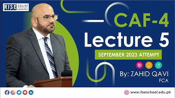 CAF4 (BLAW) Lecture 5 for Sep 2023 Attempt By Sir Zahid Qavi FCA
