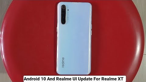 Realme XT Android 10 Realme UI Update - Realme UI On Realme XT Software And Edge Light Notification.