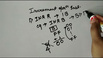 Instructions Set -16 | Arithmetic Operation Instructions | Increment instr. | 8085 Microprocessor