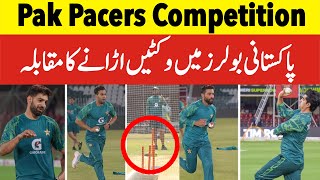 Wicket Hitting Competition Between Pak Bowlers | Amir ,Naseem shah, Haris Rauf & Abbas Afridi