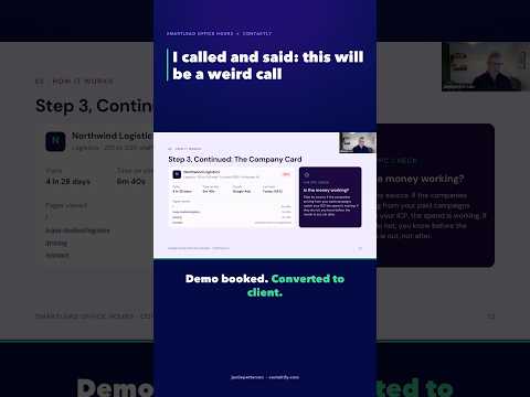 Thumbnail of the clip: I called and said: this will be a weird call