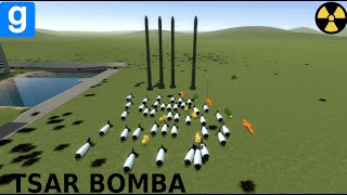 Garry's mod I do anything with big bombs and nukes.(Gwarhead)