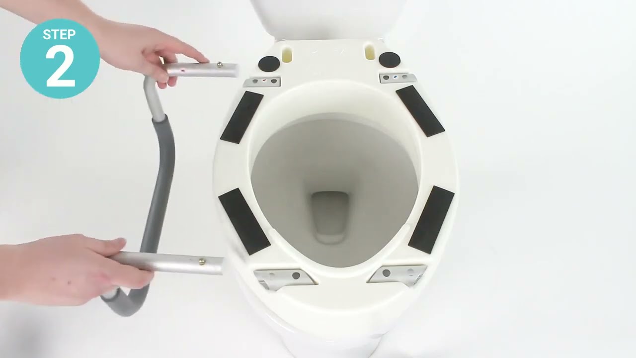 How To Assemble And Install Essential Medical Toilet Seat Riser