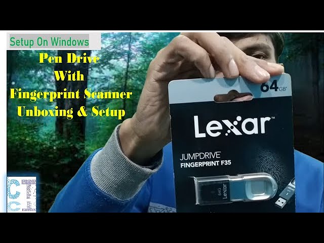 Lexar JumpDrive Fingerprint F35 Clé USB 64 Go, Cle USB 3.0, Jusqu