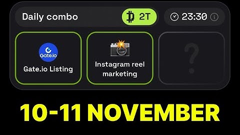 Dropee Daily Combo 10 & 11 November | Dropee Daily Combo  Today | Today Dropee Combo Card |