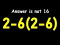 This Simple Math Problem Will Surprise You!
