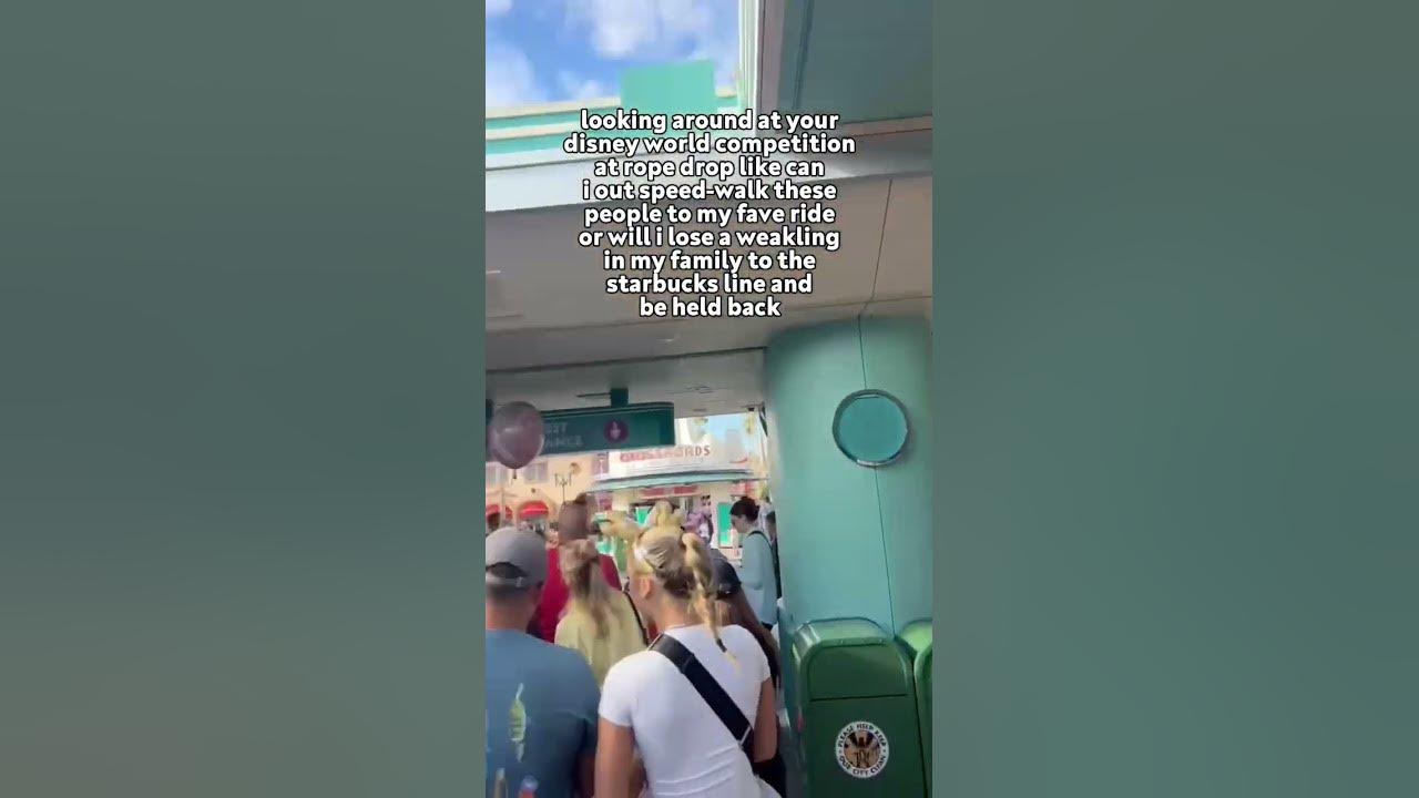 Disney Rope Drop Crowds YouTube