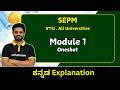 Module 1 oneshot | SEPM | VTU, All Universities
