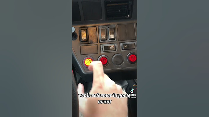 Comment le conducteur de bus fait pour démarrer un Irisbus Agora S ?