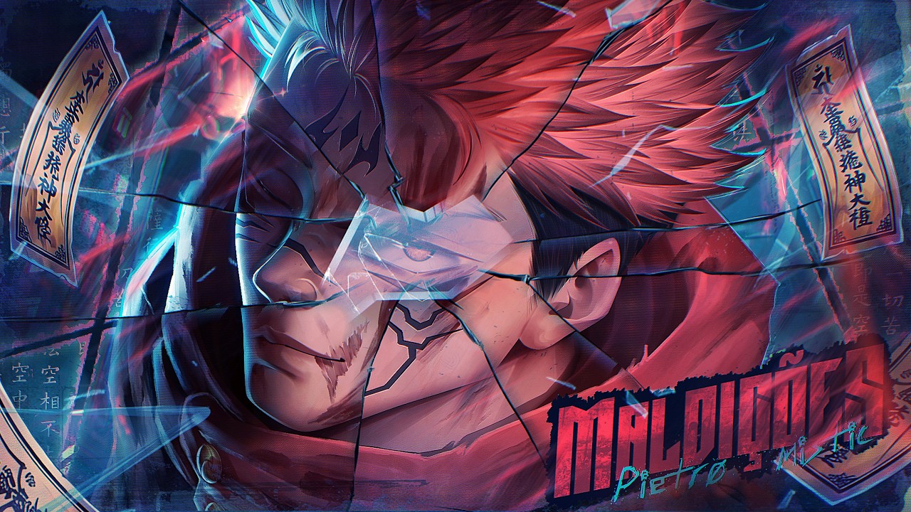 Capa de Itadori – MALDIÇÕES ⛩️ (Jujutsu Kaisen/Módulo) FT. @Brkzin-7 & @L4TEZ_Oficial