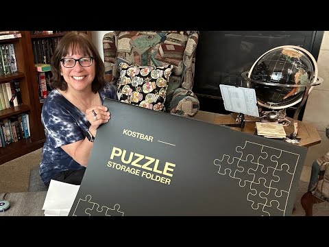 Puzzle storage book